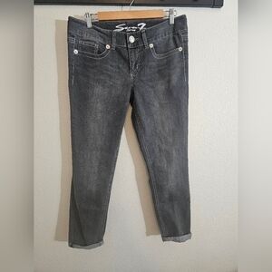 7 For All Mankind Dark Gray Jeans